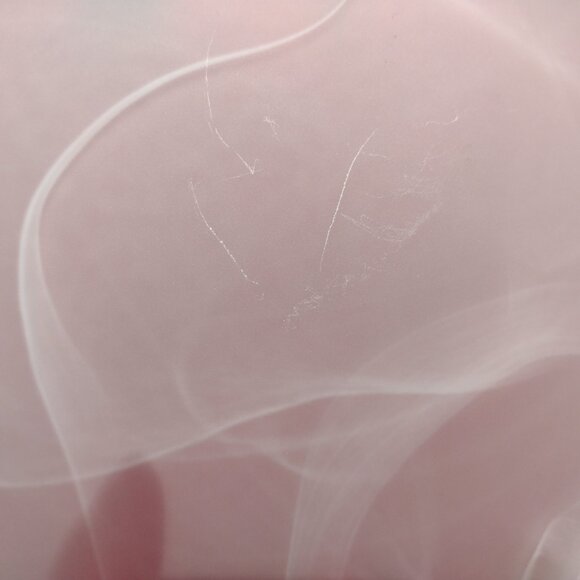 Marbled White Glass Shade for Ceiling Light Fixture – 11 ¾ inches diameter - Picture 7 of 7